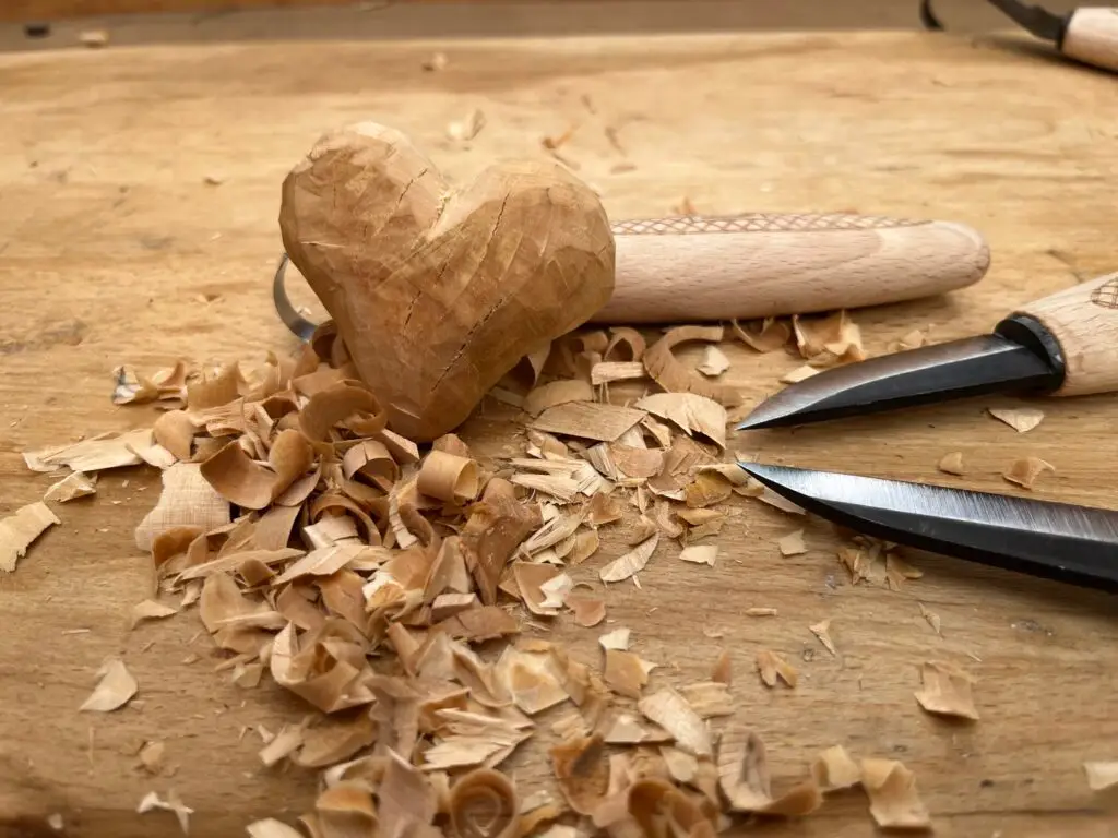 Holzkunst Herz