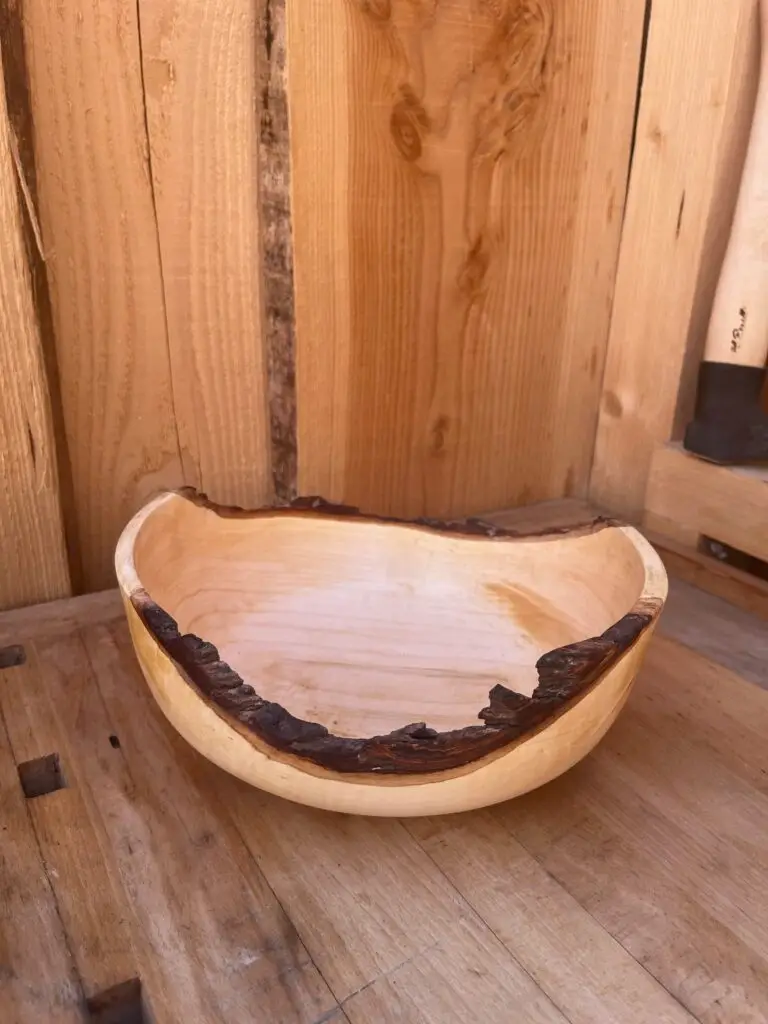 Naturrand Schale Ahorn